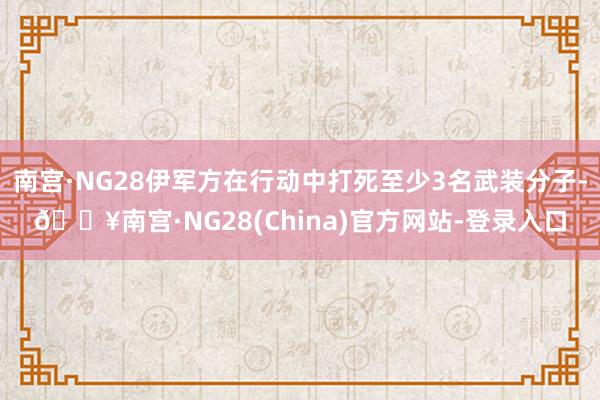 南宫·NG28伊军方在行动中打死至少3名武装分子-🔥南宫·NG28(China)官方网站-登录入口