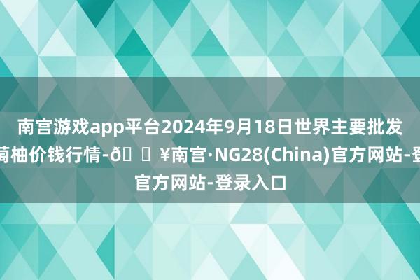 南宫游戏app平台2024年9月18日世界主要批发商场葡萄柚价钱行情-🔥南宫·NG28(China)官方网站-登录入口